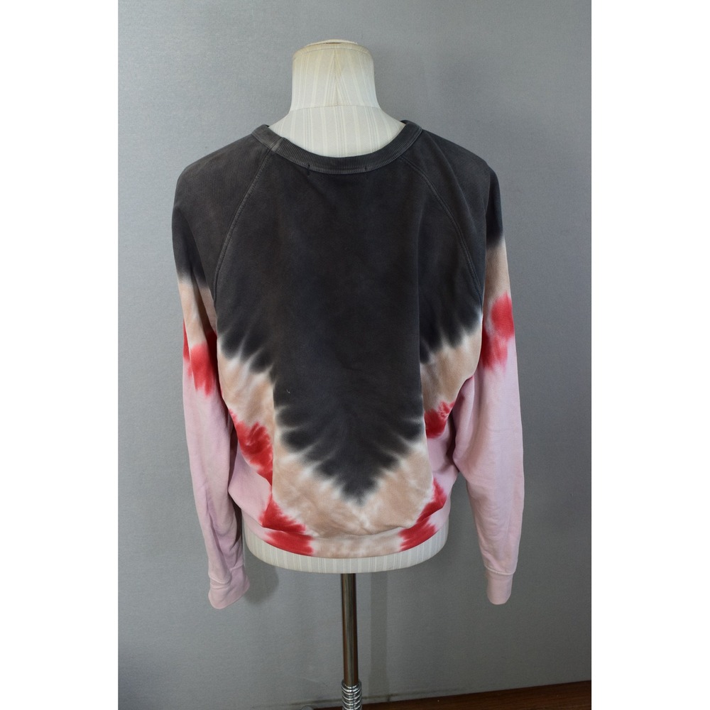 Daydreamer Sweatshirt XS Flying V Tie Dye Chevron Raglan Women Pullover USA - Picture 3 of 6